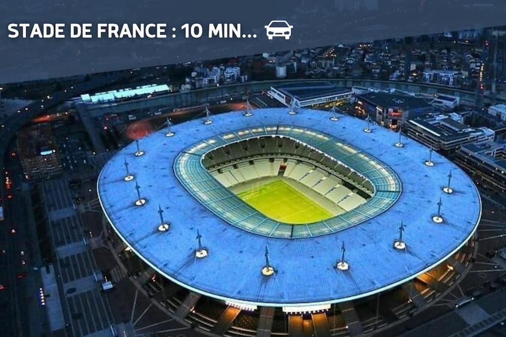 Escapade Parisienne A 25 Minutes De La Tour Eiffel Apartman Villeneuve-la-Garenne Kültér fotó